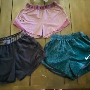 3 Pairs of XS Women’s Athletic Shorts